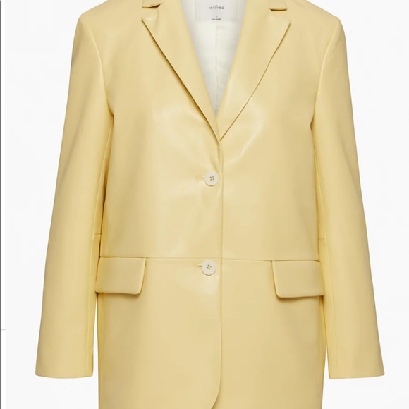 Vegan Leather Blazer - Picture 6 of 8